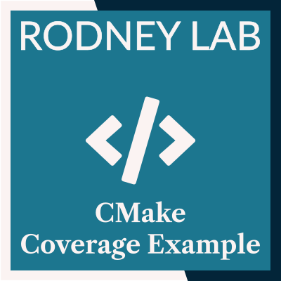 Xmelab Coverage Example CMake Coverage Example: with GitHub Actions and codecov.io ☑️️ | Rodney Lab