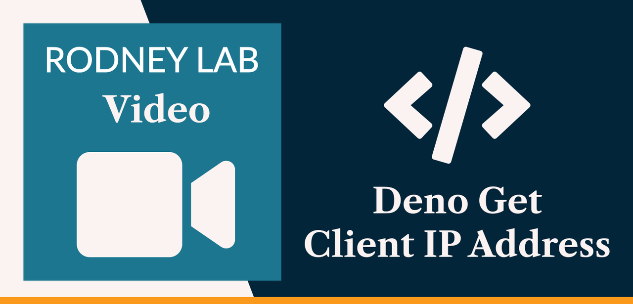 Deno Get Client IP Address: Remote User IP 🫱🏾‍🫲🏼 | Rodney Lab