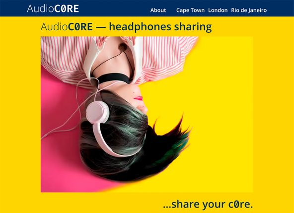 Gatsby Coding Challenge 2021: Audio Core Site.