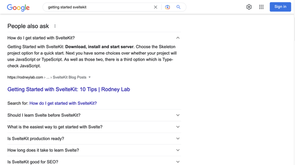 Getting Started with SvelteKit: S E O Schema Org capture.