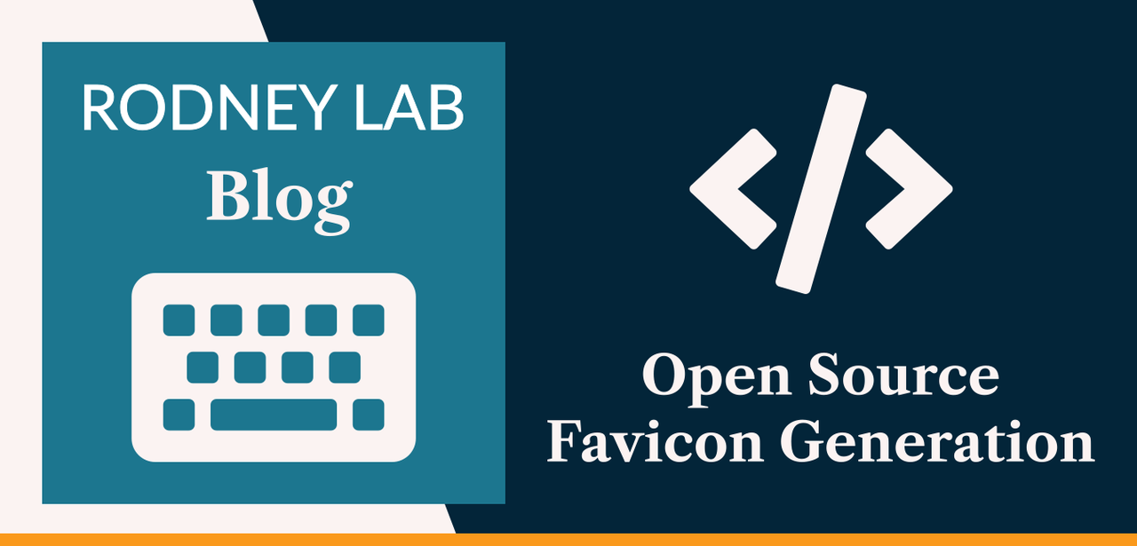 Open Source Favicon Generation & Optimization in 2024 | Rodney Lab