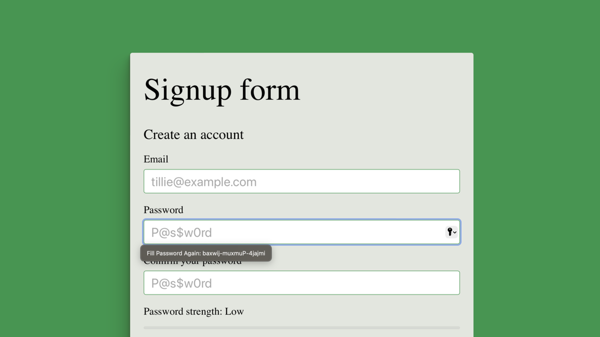 Split Login Form Example Svelte Login Form Example: Best Practices | Rodney Lab