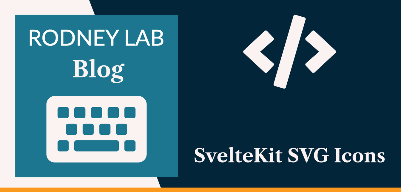 SvelteKit SVG Icons: using Iconify and Icônes with Svelte | Rodney Lab