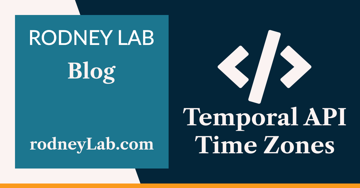 Temporal API Time Zones: Convert Times | Rodney Lab