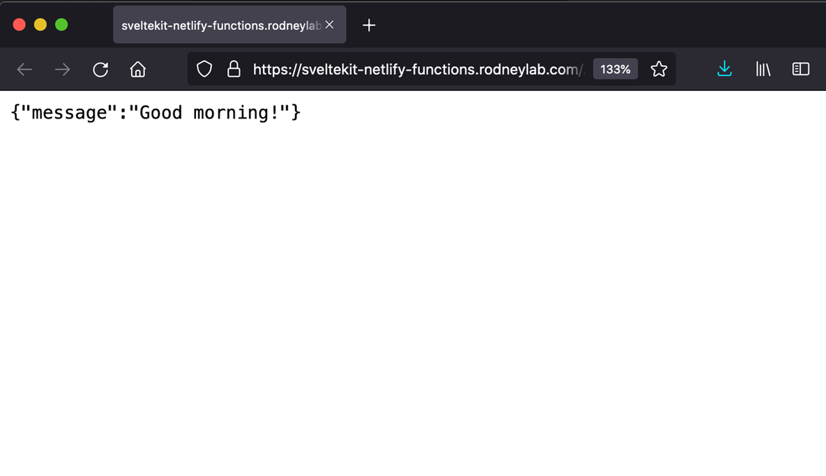 Using Netlify Functions with SvelteKit | Rodney Lab